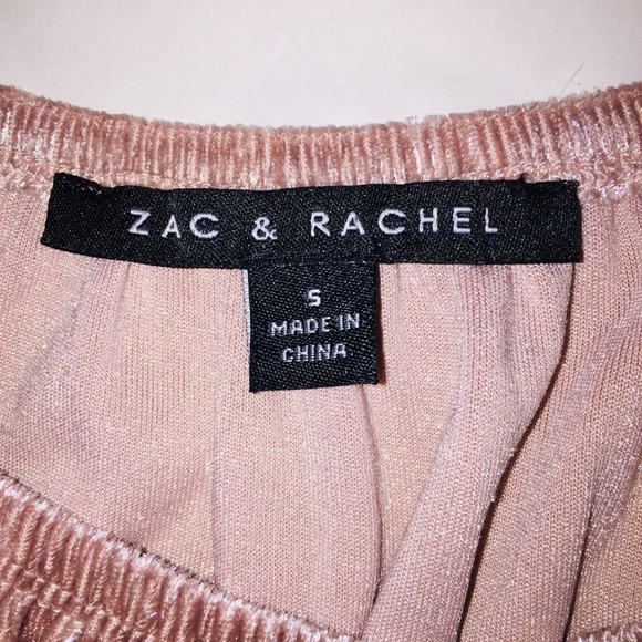 Zac & Rachel Pink Velvety Top - Picture 5 of 8